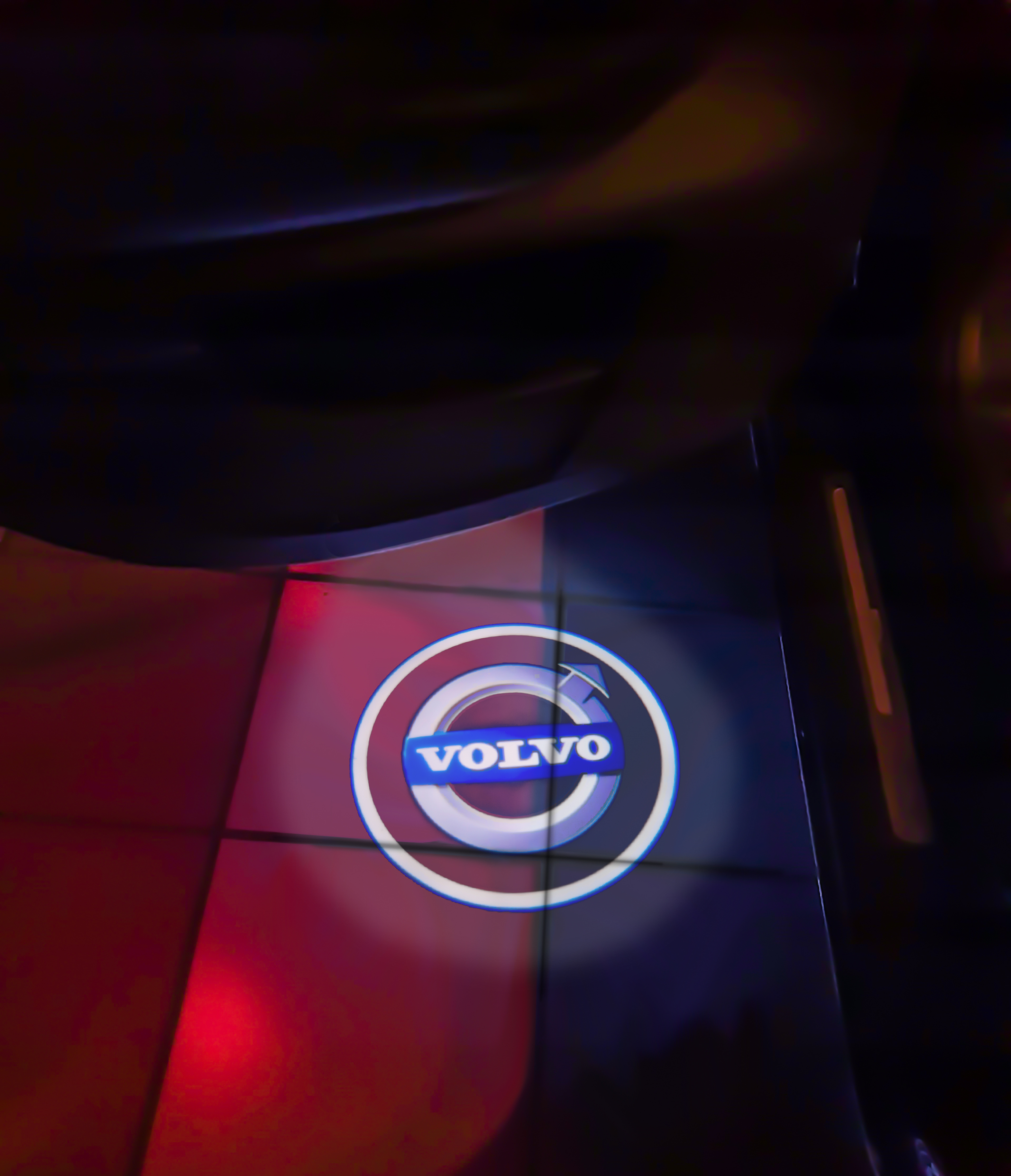Volvo Led Emblem Volvo LED Projektor uniwersalny HD Logo Łoś R-design LEDprojektor